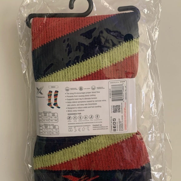 Extreme Fit Graduated Compression Socks L/XL (2 pair) - Picture 6 of 6